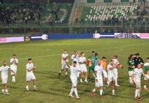 Monopoli-Benevento: 1-0. I biancoverdi in vetta alla classifica da soli