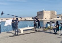 A Monopoli le riprese di “Gli Eroi Vestiti di Bianco”, il film di Alessandro Parrello con Marco Bonini