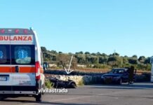 Scontro auto-moto. Centauro 26enne sotto osservazione in ospedale a Monopoli