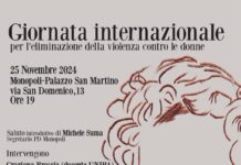 Monopoli, una iniziativa del Pd nella Giornata internazionale per l’eliminazione della violenza contro le donne