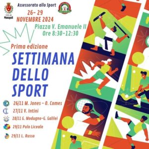 settimana sport