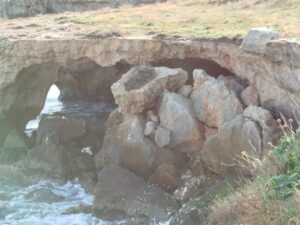 crollo cala verdegiglio