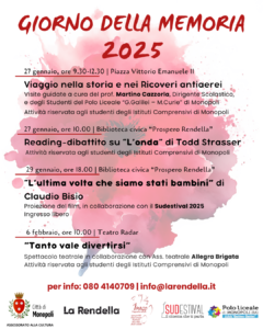 giorno della memoria locandina