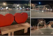 Cuori e luci, un tocco di romanticismo in piazza: Monopoli è così a San Valentino