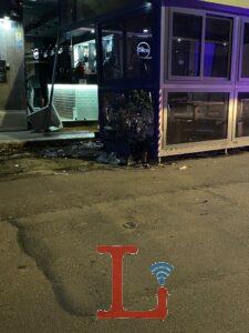 vetro rotto incidente
