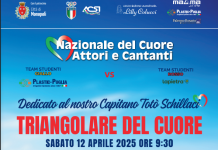 Monopoli, tutto pronto: il 12 aprile il Triangolare del Cuore in memoria di Toto’ Schillaci