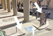 Monopoli, “Marciapiede impraticabile nei pressi di una nuova attività commerciale. Serve intervento urgente”