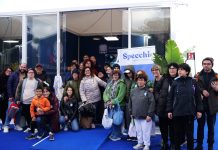 I ragazzi di “Specchi-Laboratori Inclusivi” a bordo dell’Amerigo Vespucci
