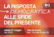 “La risposta democratica alle sfide del presente”: a Bari con Speranza, Di Biase, Nardella e Orlando