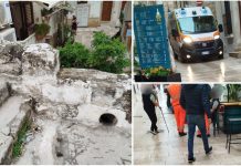 Monopoli, cittadino precipita dalla scala di via Mulini. Brescia: “Ora si chiuda quel tratto”