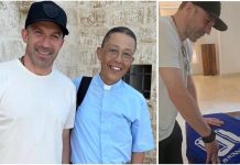 Alex Del Piero a Savelletri, l’incontro con Don Biagio e la dedica sulla maglia