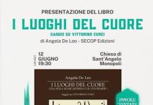 Monopoli, per “Parole d’estate” Angela De Leo con “I luoghi del cuore”