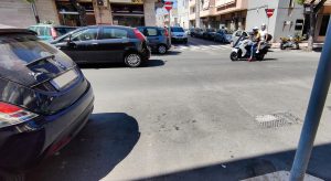 incrocio via veneto regina pacis