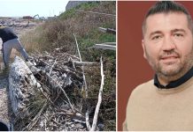 Spiaggia sporca al Capitolo? Laneve al Pd: “Foto vecchie, già pulita”
