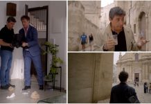 Monopoli, Solfrizzi e Stornaiolo in un nuovo spot: “Casa tua ti piace pulita? Inizia dalla strada”