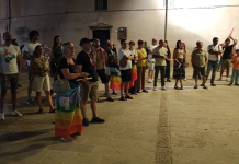 Monopoli fa rumore per rompere il silenzio sull’orrore a Gaza