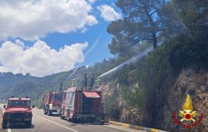 incendio monte san nicola