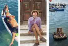 Monopoli, Serena Brancale, prima il giro in barca, poi nel centro storico