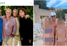Gerry Scotti in vacanza: relax al mare a Monopoli e lo scatto con Checco Zalone e Angelo Duro