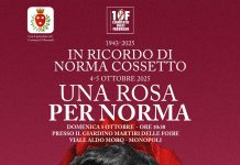 A Monopoli “Una rosa per Norma Cossetto”: il 5 ottobre il ricordo del sacrificio della studentessa