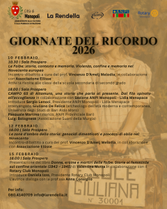 Giornate del ricordo 2026