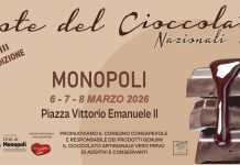 Monopoli, dal 6 all’8 marzo la piazza come una grande cioccolateria a cielo aperto