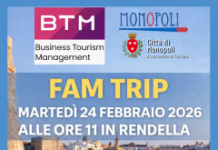 Fam Trip con 40 buyers per conoscere bellezze, servizi e potenzialità turistiche di Monopoli