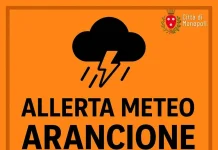 Monopoli, allerta meteo arancione. La Polizia Locale ai cittadini: “Prestate attenzione”