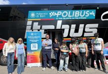 Unica fermata a Monopoli, il Polibus fa tappa al Luigi Russo