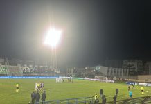 Monopoli-Foggia, tensione al Veneziani: invasione di campo dei tifosi rossoneri