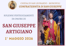 Monopoli, il programma delle celebrazioni in onore di San Giuseppe artigiano