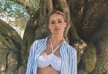 Michelle Hunziker innamorata della Puglia, relax in masseria e scatti tra gli ulivi