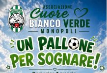 “Un pallone per sognare”, a Monopoli il Cuore Bianco Verde batte per i bambini: “Regaliamo loro il futuro”
