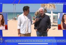 “Infedeltà, boom di detective in spiaggia”, da Monopoli il collegamento nel programma di Caterina Balivo