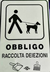 OBBLIGO RACCOLTA DEIEZIONI CANINE