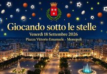 Monopoli, venerdì in piazza “Giocando sotto le stelle”
