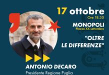 Monopoli, torna in piazza la Festa de L’Unità provinciale. Oggi protagonista Antonio Decaro